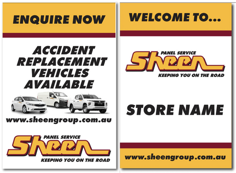 Sheen A Frame 2 PANELS ONLY with Graphics SPRING 2023