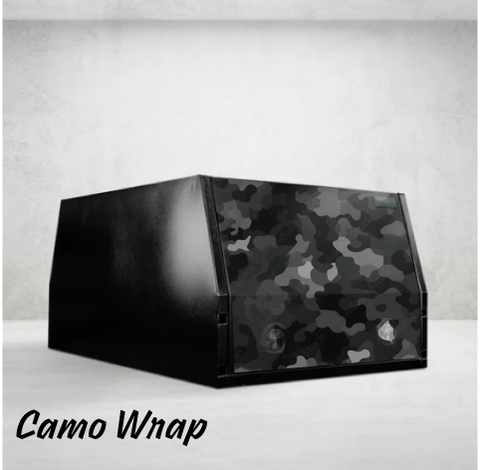 TC Boxes Canopy Wrap - Camo Side Doors