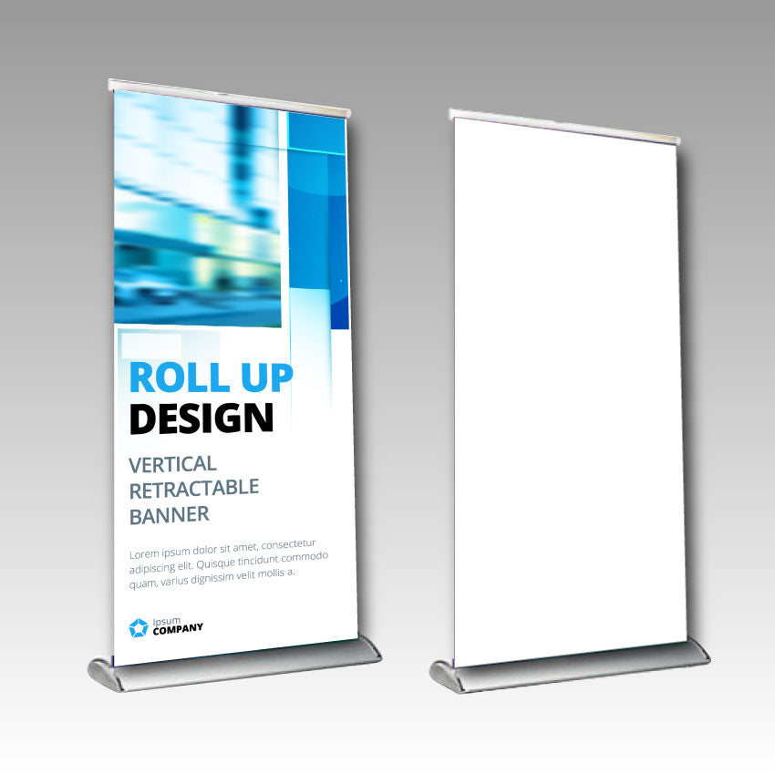 Premium Pull Up Banner 850mm x 2000mm – Tradie Wraps